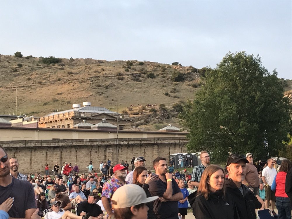 People Hang At Table Rock Trail To Catch The Concert For Free A