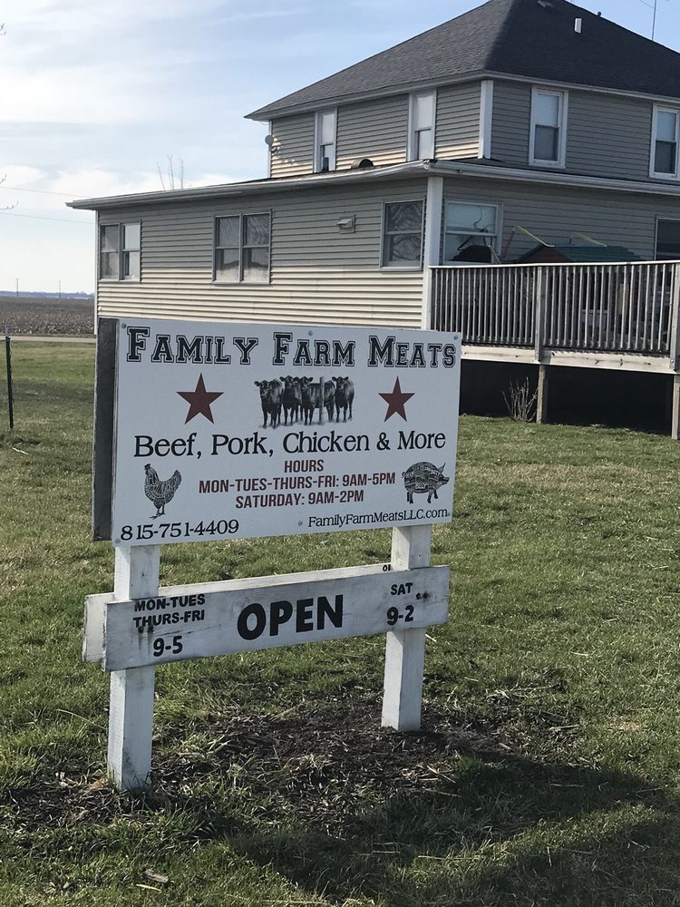 Family Farm Meats Meat Shops 16061 McGirr Rd, Hinckley, IL Phone