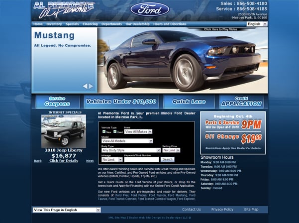 al piemonte ford service coupons