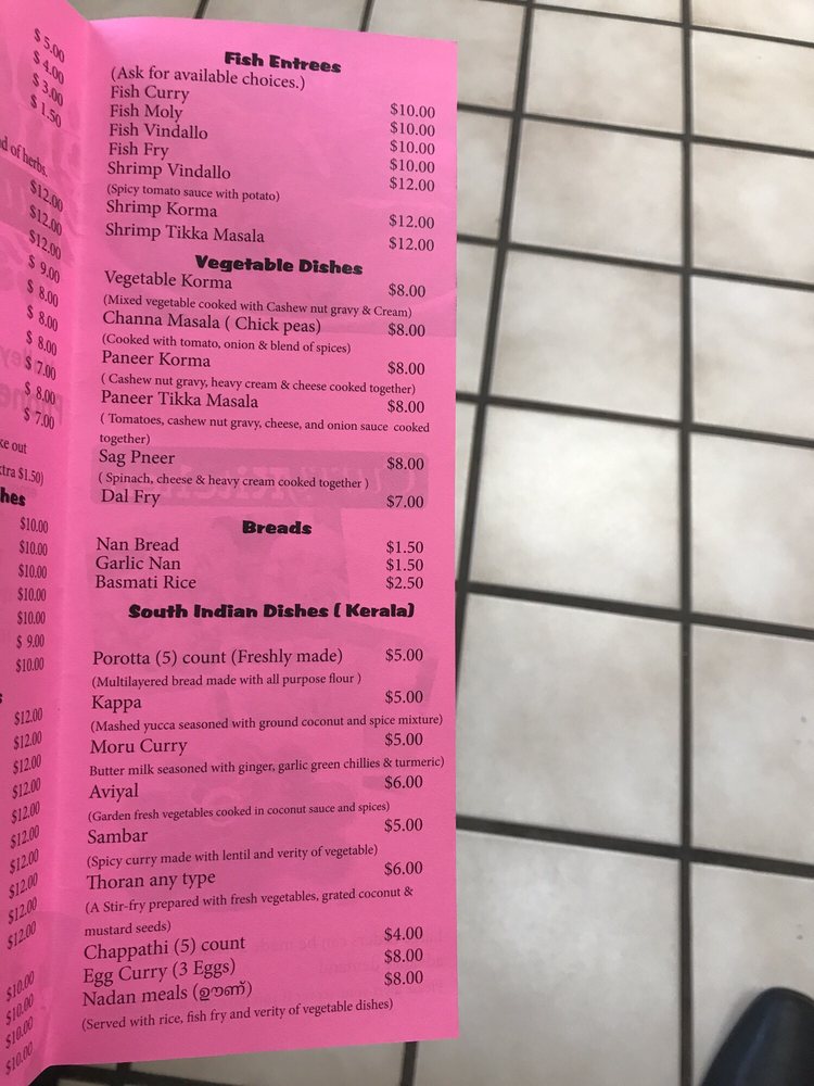 Online Menu Of Indian Curry Kitchen Restaurant Valley Cottage