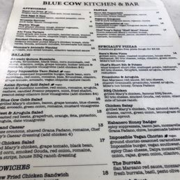 Photos For Blue Cow Kitchen Bar Menu Yelp