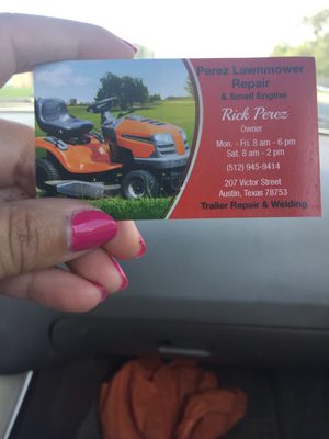 Perez Lawnmower Repairs