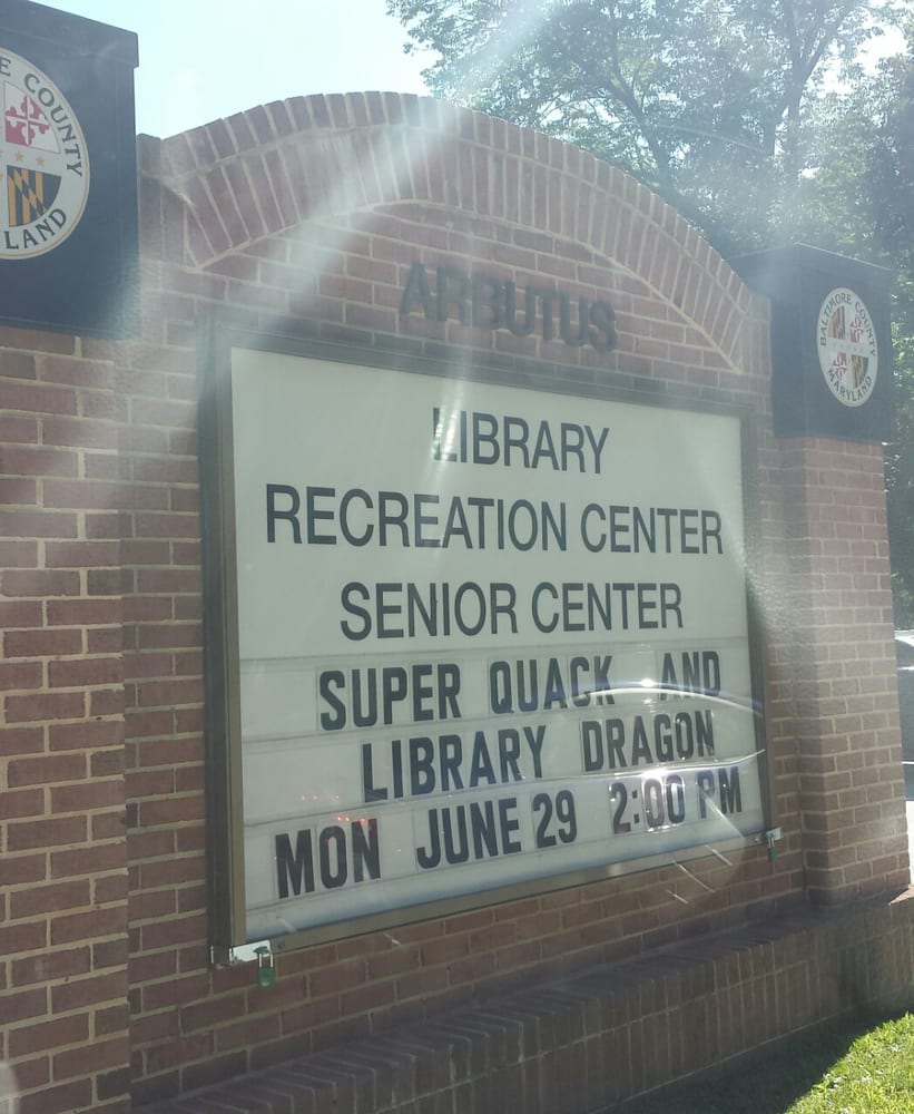 Baltimore county public library arbutus branch libraries arbutus