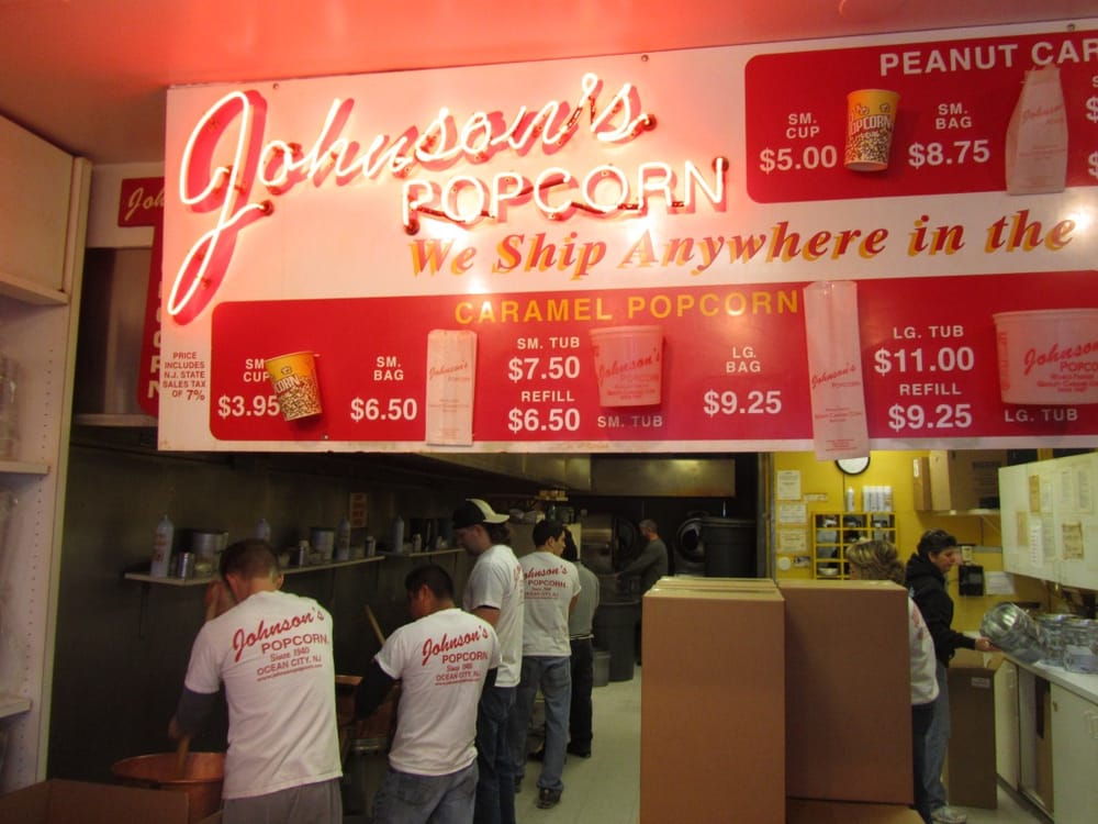 Johnson’s Popcorn 49 Reviews Popcorn Shops 1368 Boardwalk, Ocean
