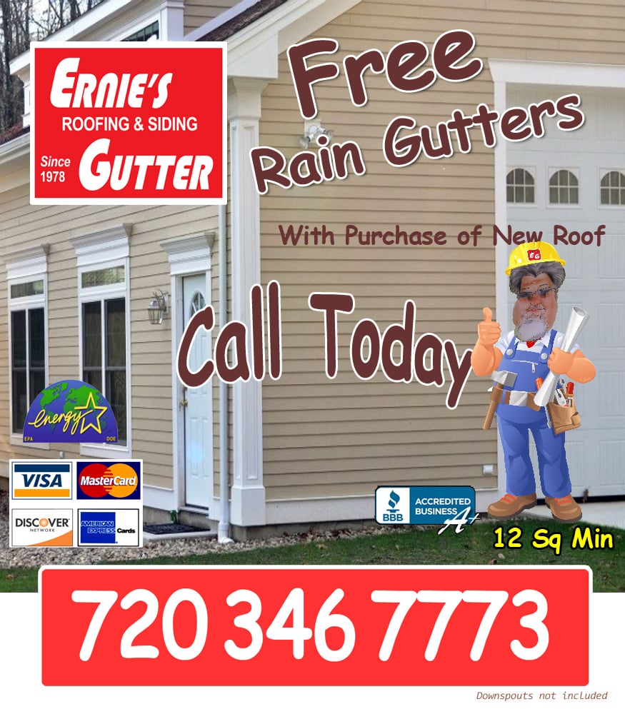 Ernie’s Roofing Siding Gutter 11 Reviews Roofing 1195 W Custer Pl, Southwest, Denver, CO