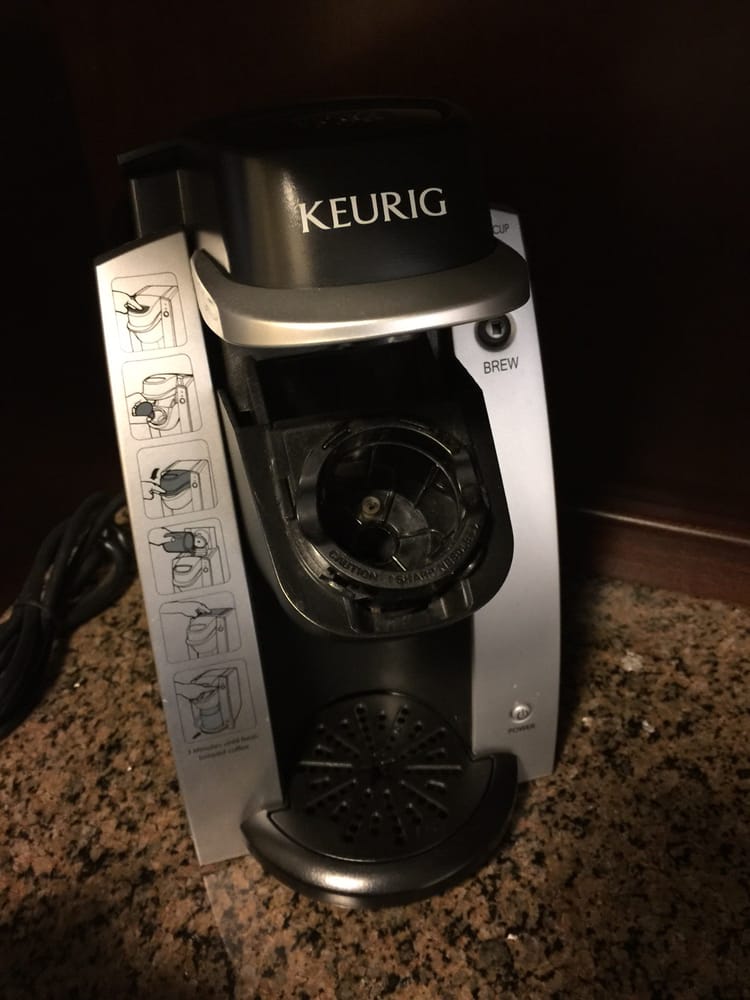 Keurig coffee maker, bring your own packs or use there s just bring your on coffee cup. - Yelp