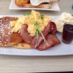 Photo of Bayaroma - Torquay Queensland, Australia. Canadian breakfast with eggs any way you want them.