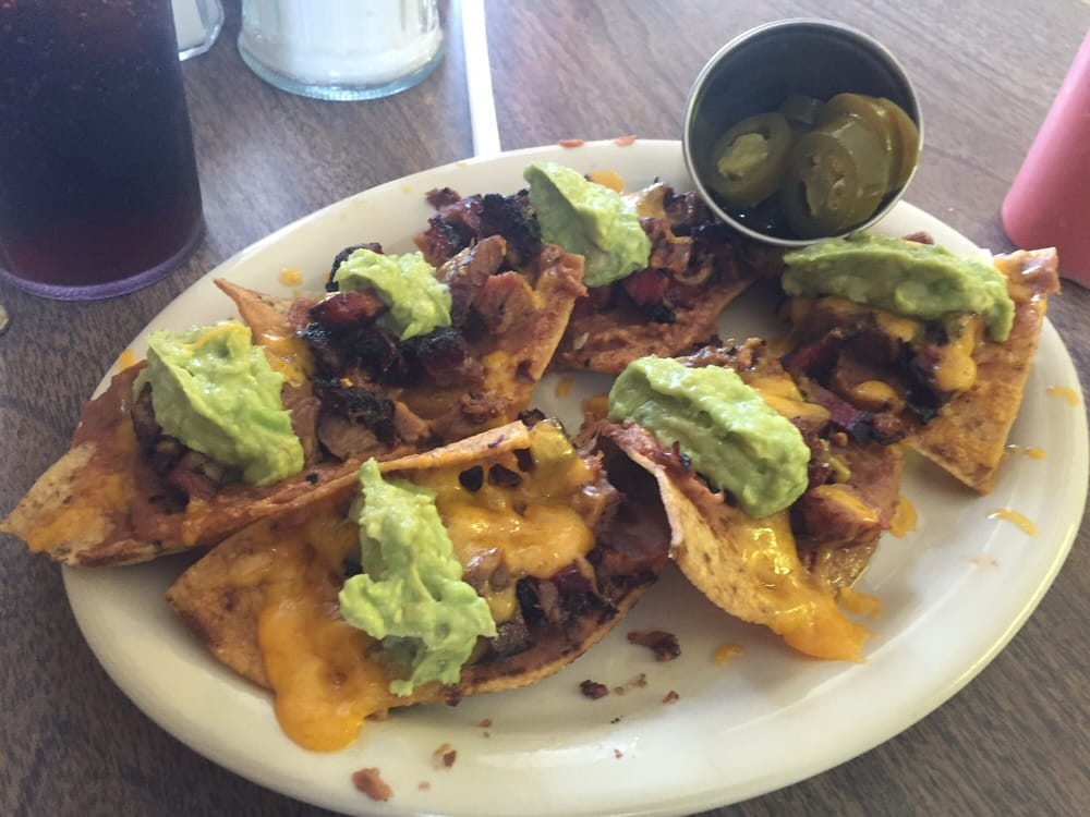 Photo of Garcia's Mexican Food - San Antonio, TX, United States. Brisket nachos.
