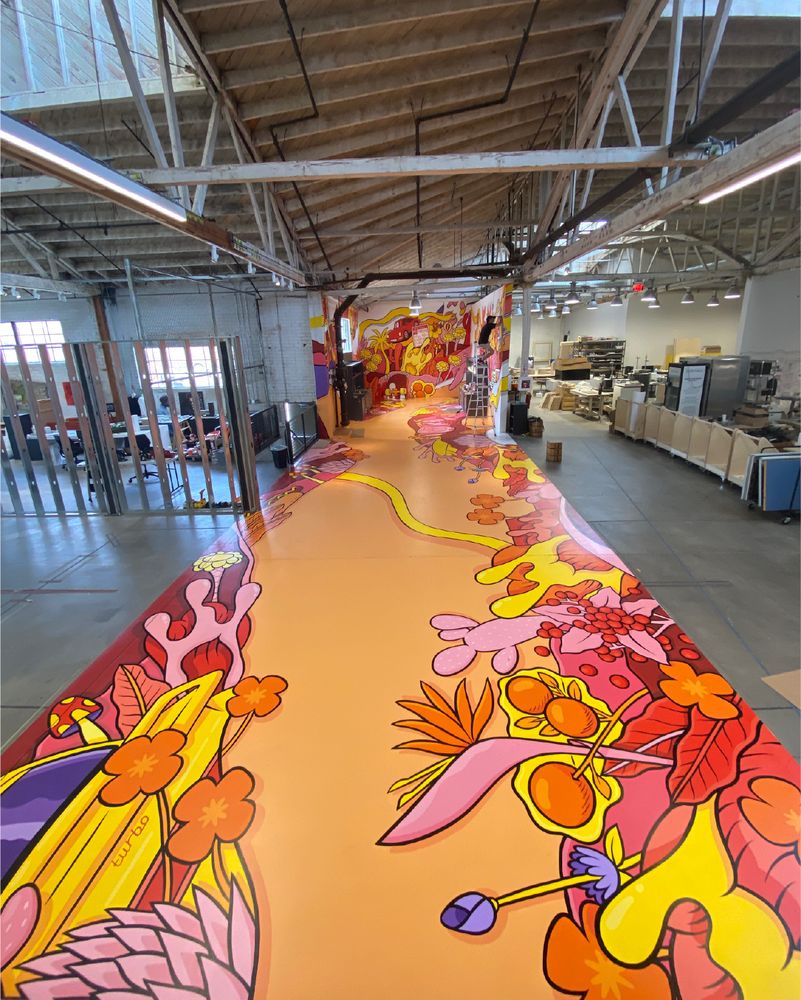 Murals by Aaron Kai