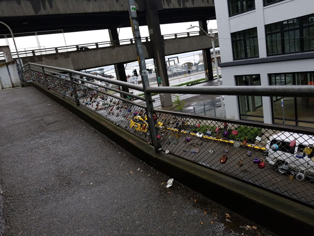Marion Street Love Lock Bridge
