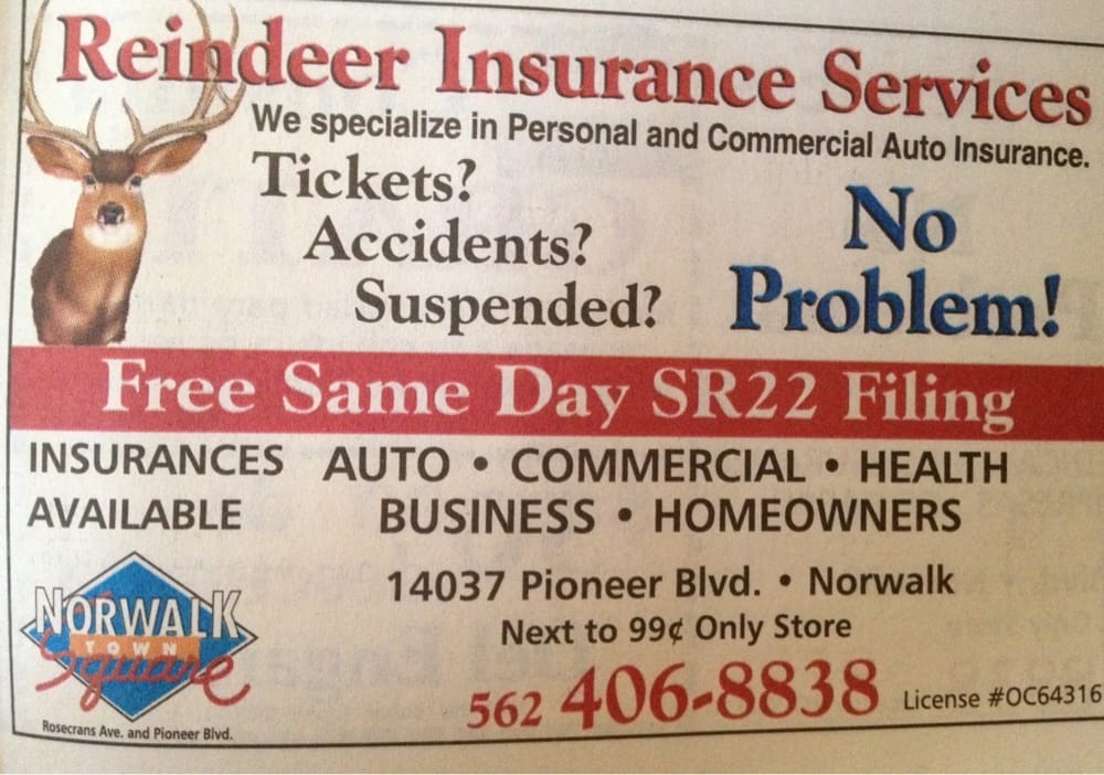 Reindeer Insurance Services Insurance 14037 Pioneer