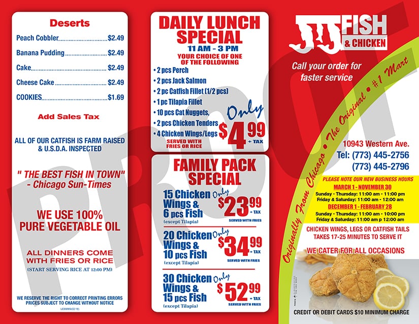 J & J Fish 11 Photos & 13 Reviews Fast Food 10943 S Western Ave, Park, Chicago, IL