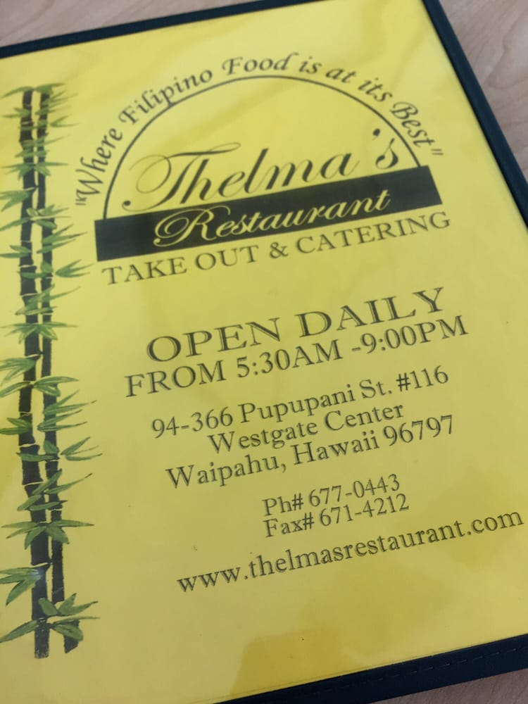Thelma’s Restaurant 289 Photos & 223 Reviews Filipino 94366
