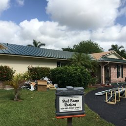 Photos For Paul Bange Roofing Yelp Photo Of Paul Bange Roofing Davie Fl United States A Metal Roof