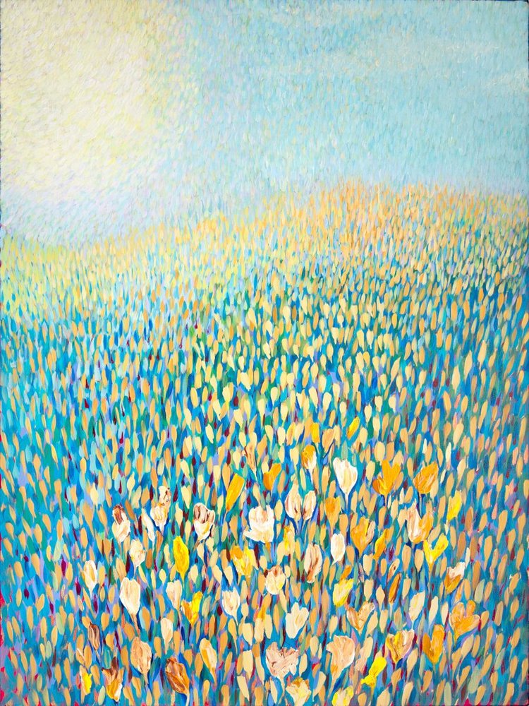 Debbie Arnold Acrylic Field Of Flowers 40x30 Yelp