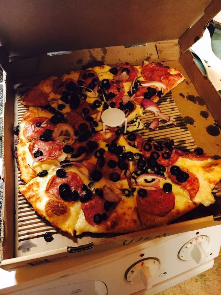 Large Salami Black Olive And Red Onion With White Sauce Yelp Photo Of Round Table South Lake Tahoe Ca United States Large
