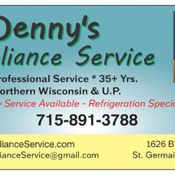 Denny S Liance Service Get Quote Liances Repair 1626 Photo Of Denny S Liance Service St Germain Wi United States