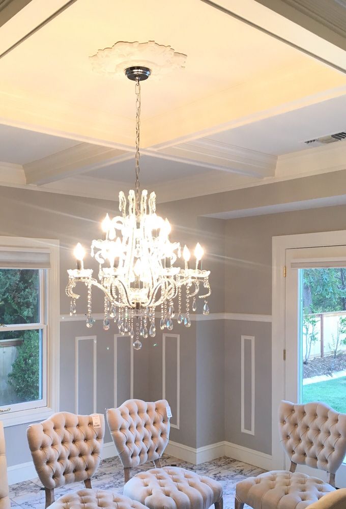 Dining Room After Color Used Walls Modern Gray Sherwin