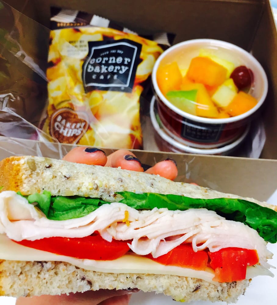 Mom S Turkey Sandwich Lunchbox Yelp 155 Photos For Corner Bakery Cafe
