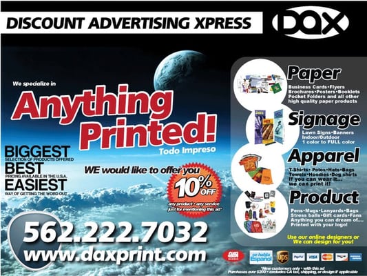 discount advertising products