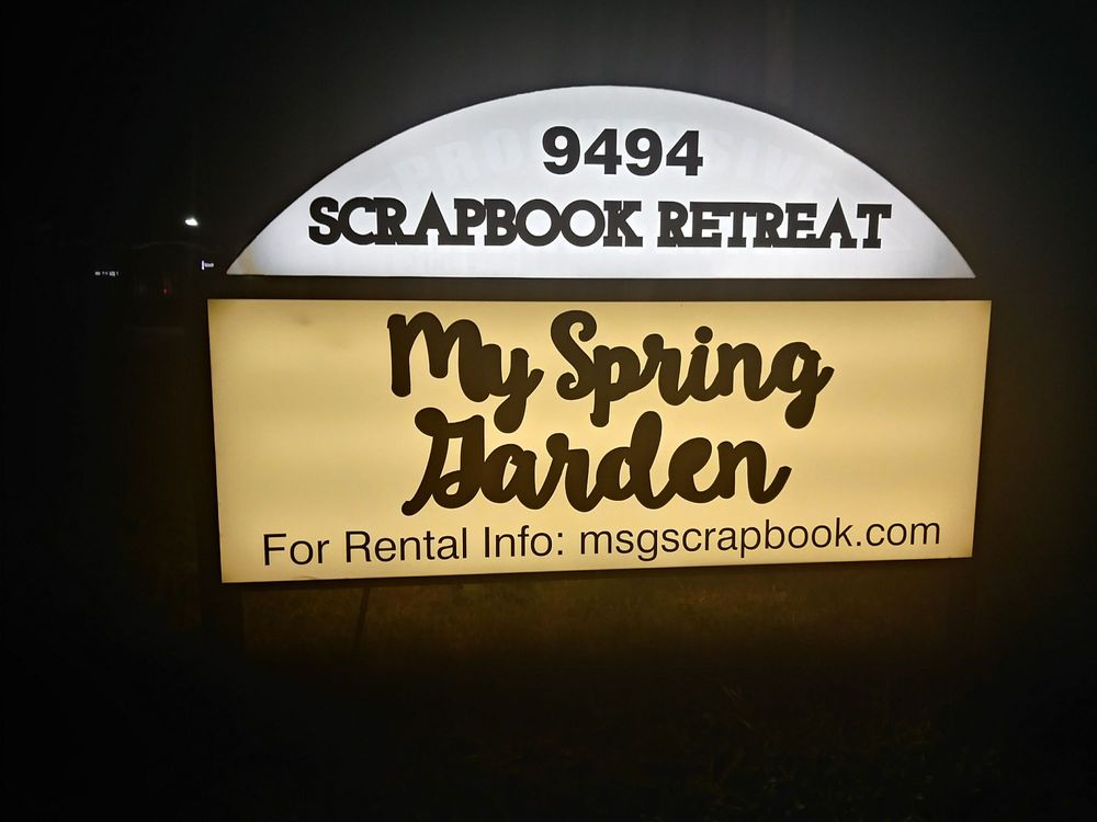 My Spring Garden Scrapbook Retreat Arts & Crafts 9494 Cincinnati