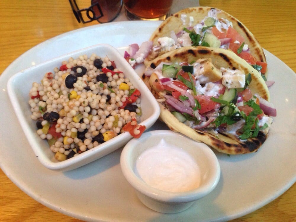 bj's restaurants mediterranean chicken pita tacos