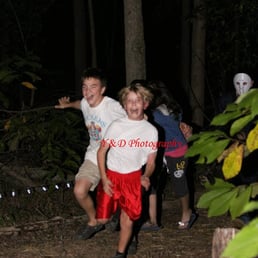 photo of halloween woods haunted forest sterling va united states