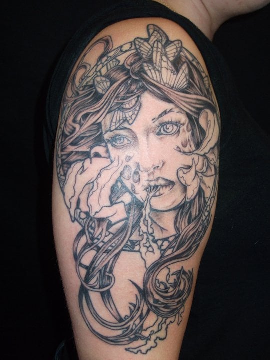 disturbed tattoo by gabe yelp disturbed tattoo by gabe yelp