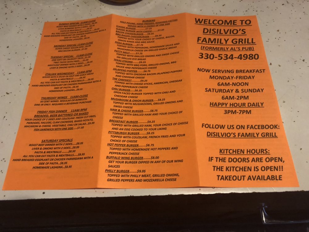 DiSilvio’s Family Grill formerly Al’s Pub