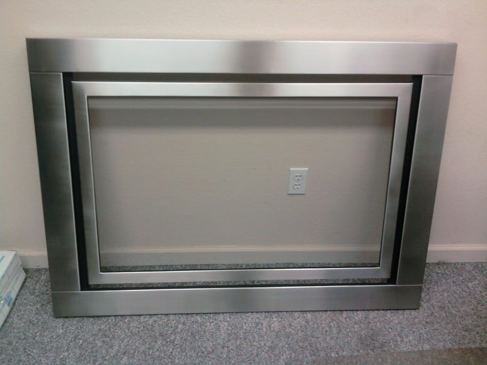 Stainless Steel Vented Fireplace surround. - Yelp Photo of All Spec Sheet Metal - "Stainless Steel Vented Fireplace surround." - Pittsburg