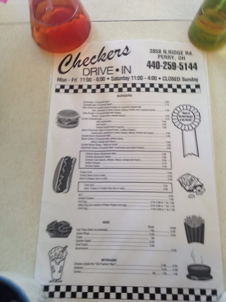 Checkers Fast Food 3858 N Ridge Rd, Perry, OH Restaurant Reviews