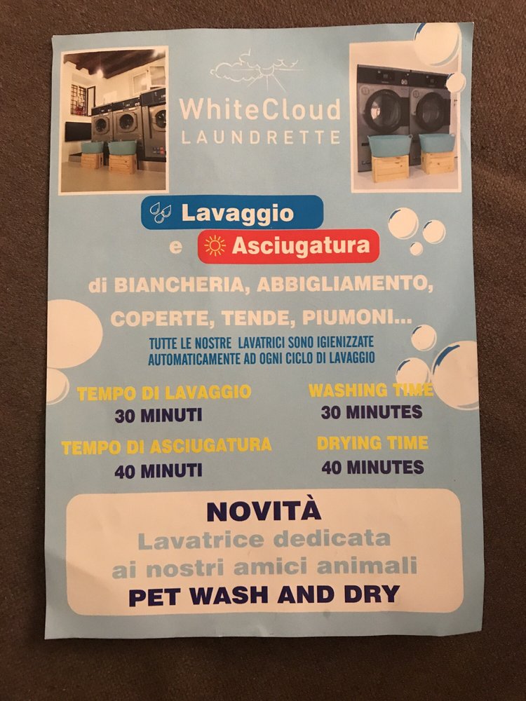White cloud laundrette laundromat vicolo del governo vecchio 53 ... Tempo lavaggio lavatrice