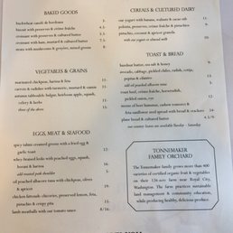 Photos For The London Plane Menu Yelp Photo Of The London Plane Seattle Wa United States Menu