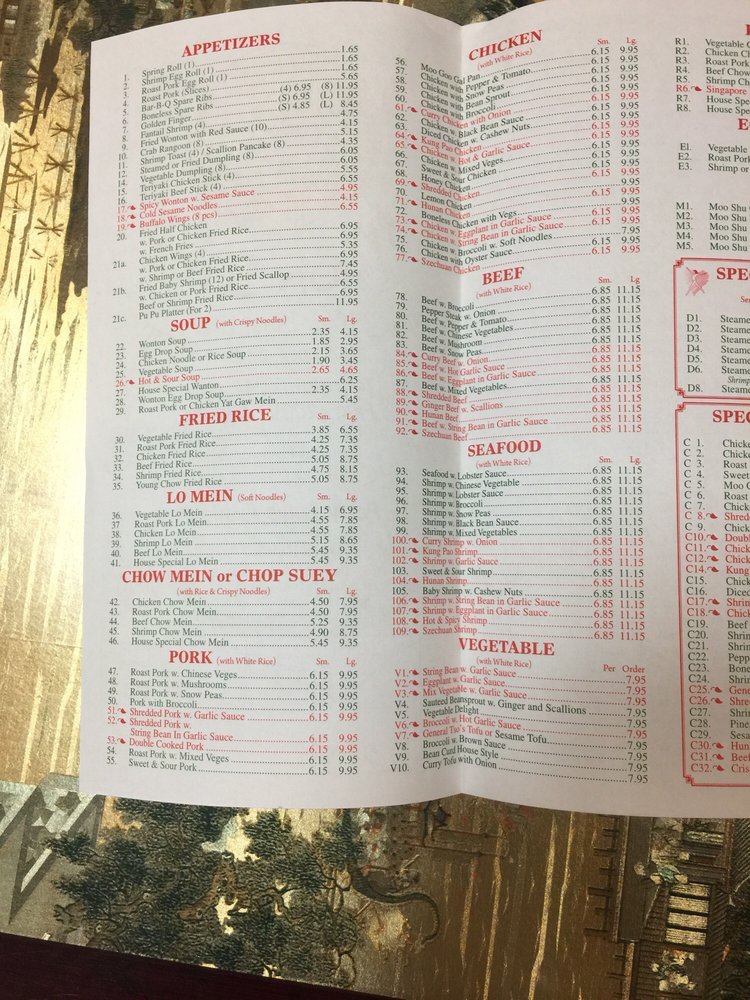 Online Menu Of Moon Star Chinese Kitchen Restaurant Danbury