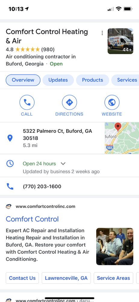 image of business Comfort Control Heating & Air