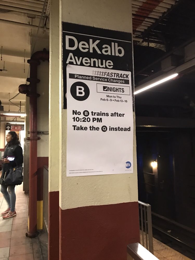 MTA DeKalb Avenue Subway Station 14 Photos Metro Stations