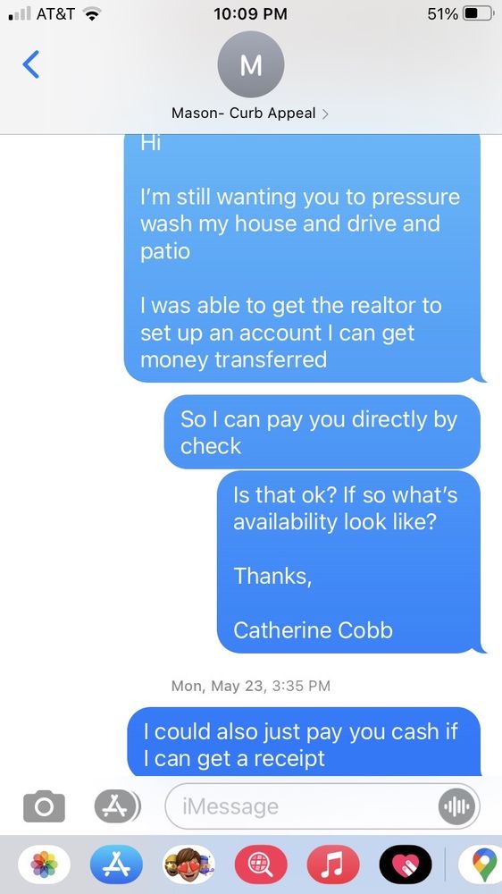 Curb Appeal Power Washing