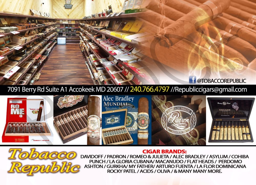 Tobacco Republic Vape Shops 7091 Berry Rd, Accokeek, MD Phone