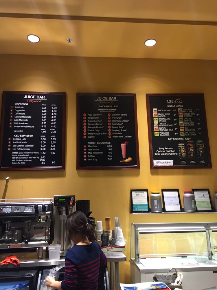 photos for la fitness yelp la fitness juice bar menu