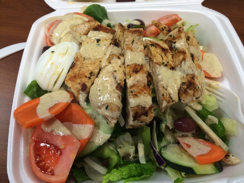 Take home grilled chicken salad Yelp