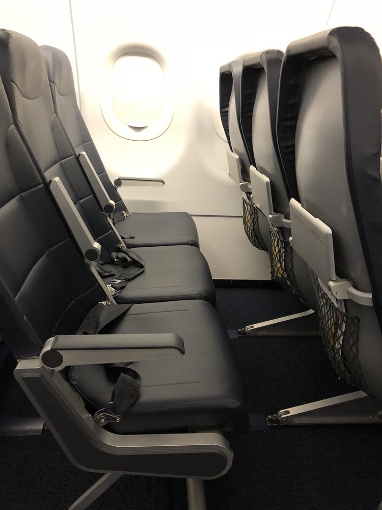 Super Small Tray Tables On The New Plane Yelp