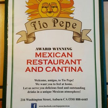 Tio Pepe Mexican Restaurant Cantina 44 Photos 139 Reviews Photo Of Tio Pepe Mexican Restaurant Cantina Auburn Ca United States