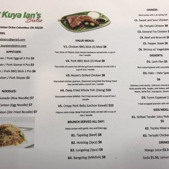 kuya ian s bistro 77 photos 41 reviews filipino 6863 flags photo of kuya ian s bistro columbus oh united states