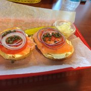 Everything Bagels Closed 15 Reviews 9940 Belvedere Rd Counter Photo Of Everything Bagels West Palm Beach Fl United States Lox Sandwich