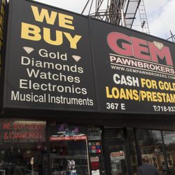 Gem Pawnbrokers - Jewelry - 367 E Fordham Rd, Fordham, Bronx, NY 