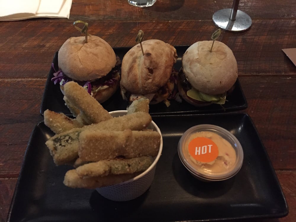 Sliders And Zucchini Fries Yelp Photo Of Grill D Brookfield Place Perth Western Australia Sliders