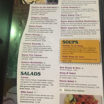 bayou grill coupons