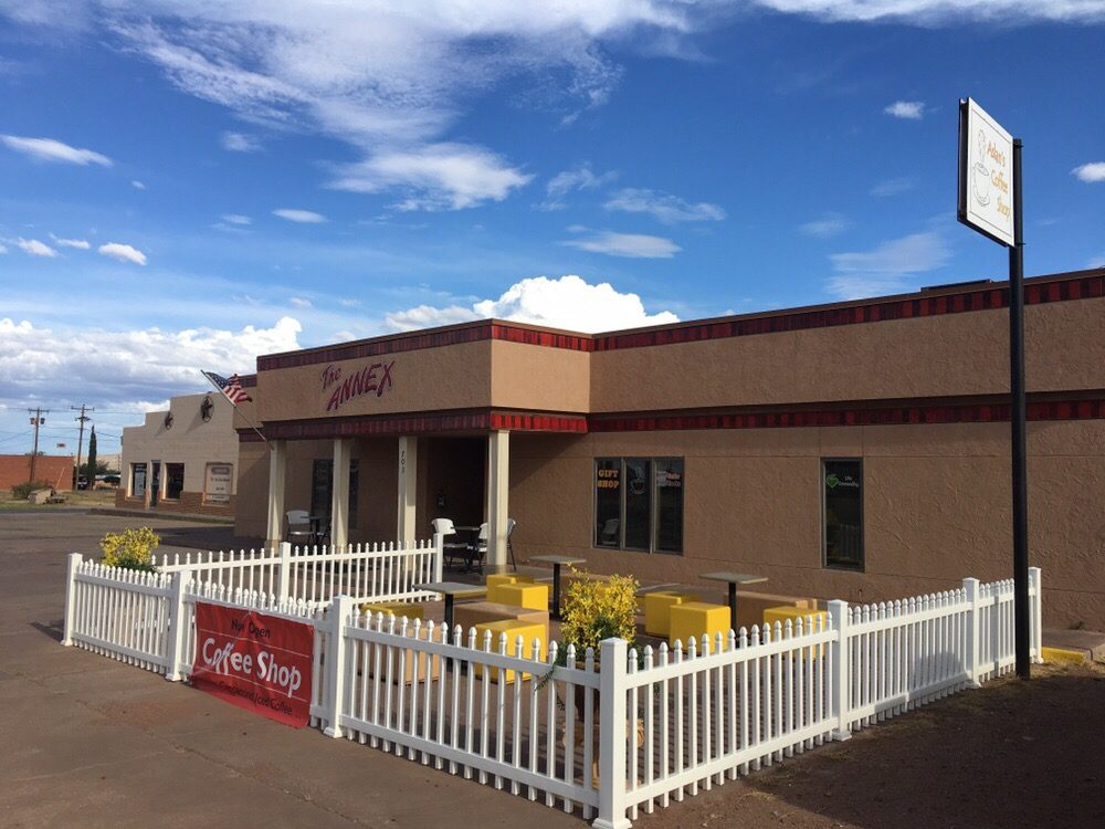 Aslan’s Coffee Shop Used Bookstore 703 W Broadway St, Van Horn, TX