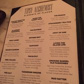 tipsy alchemist austin menu tipsy alchemist austin menu
