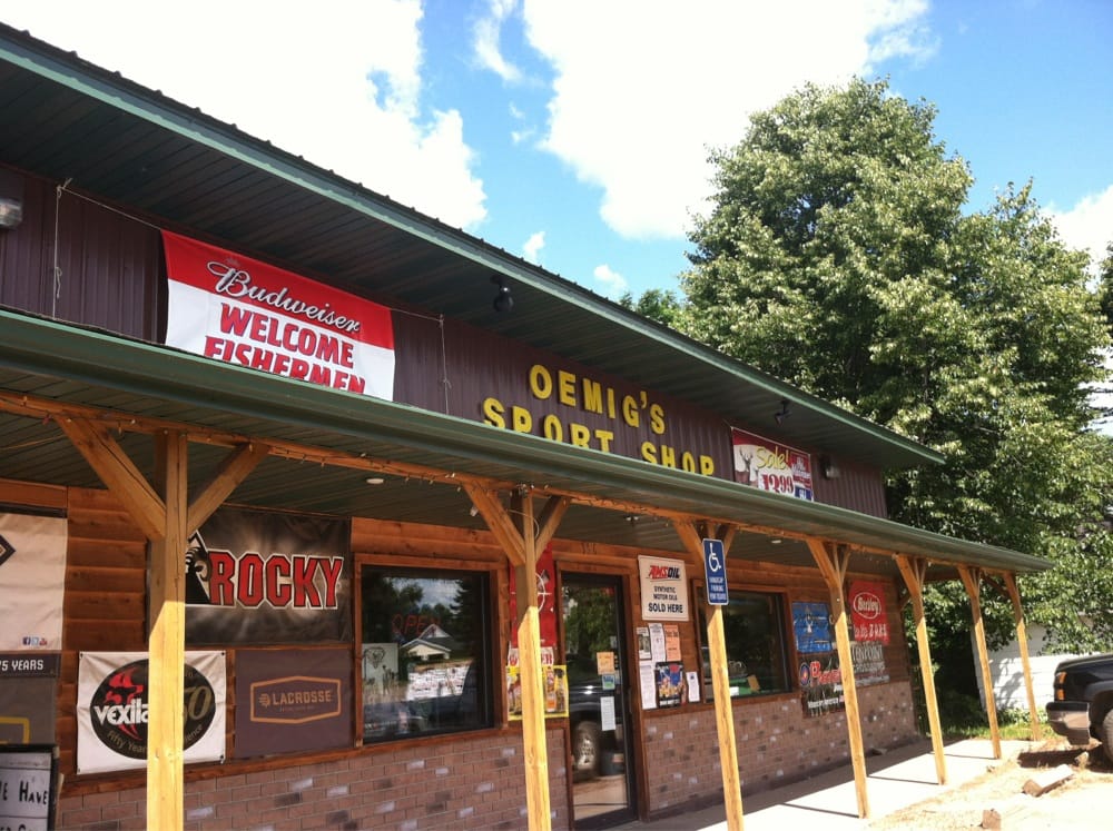 Oemig’s Sport Shop Sporting Goods 356 S Broadway St, Stanley, WI